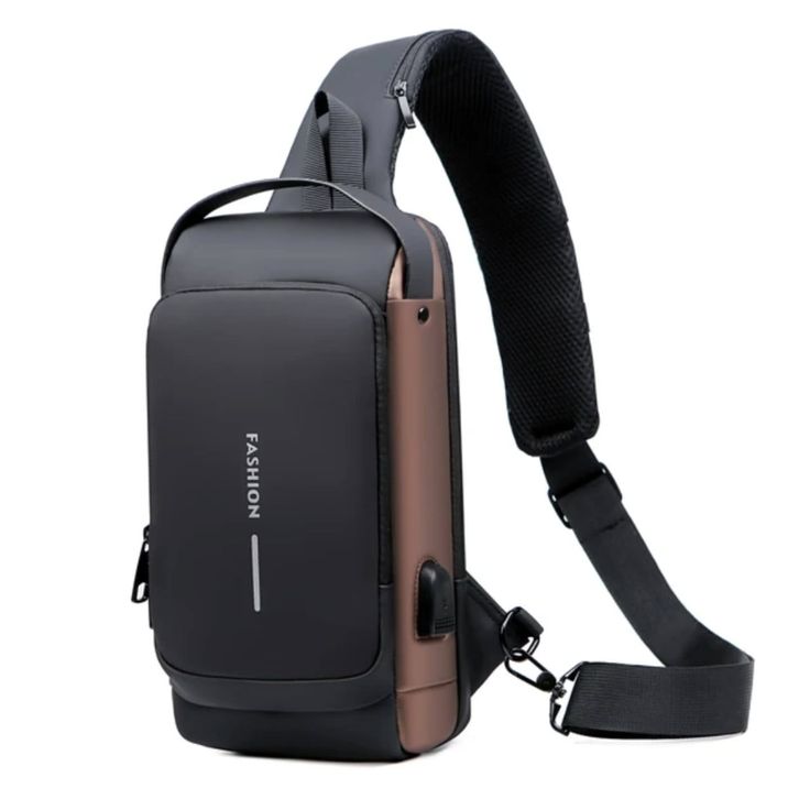 UrbanTech Anti-Theft Sling Bag with USB Charging